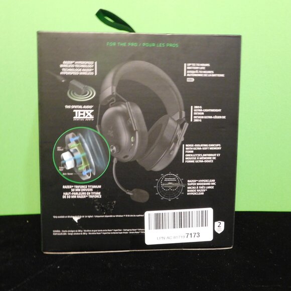 Razer Blackshark V2 Hyperspeed Wireless 280g Ultra-Lightweight Esports Headset f - Picture 2 of 3